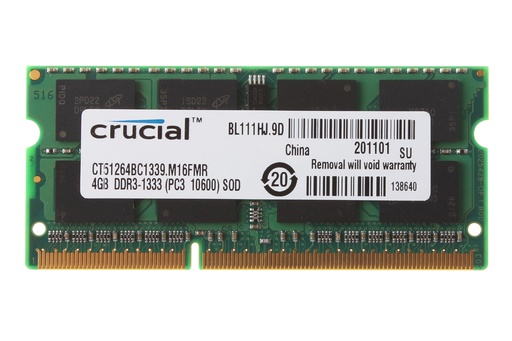 4GB PC3 Laptop RAM 12800s