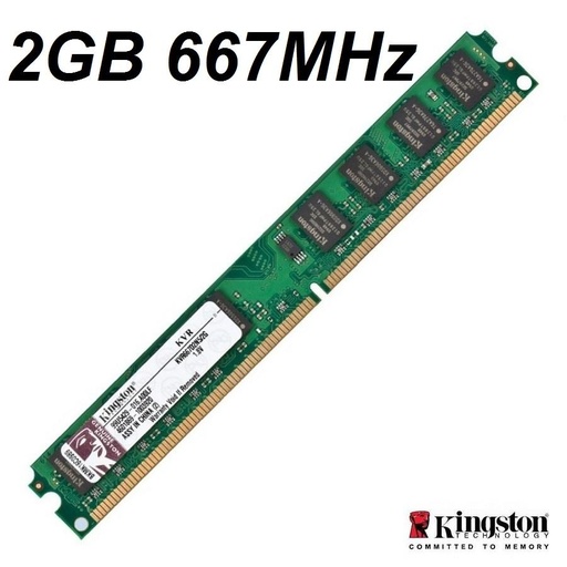 [2DIM-RAM5300] 2GB DDR2 667MHz PC2-5300 200Pin DIMM Desktop Memory 